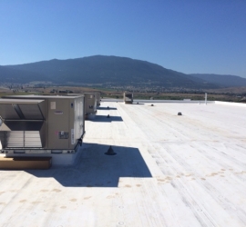 Installation of 4 Rooftop Units: Dollarama Merritt